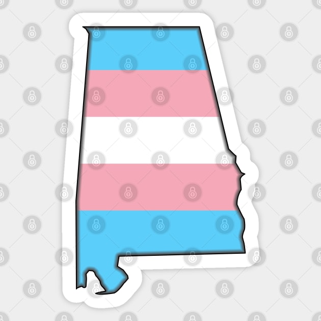 Alabama Trans Pride! Sticker by somekindofguru